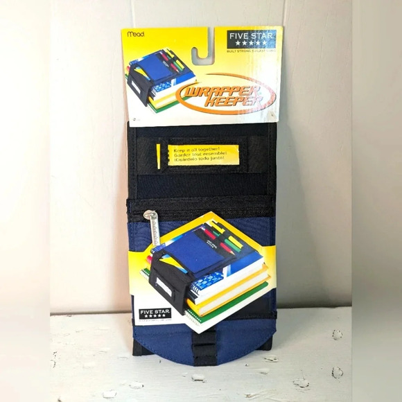 Five Star Wrapper Keeper Red Blue Set College‎ High School Vintage Y2K - Picture 4 of 7